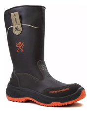 Bota de Cuero Dieléctrica Punta de Acero